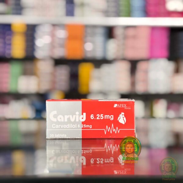 Carvid Carvedilol 6.25mg – 30 Tablets