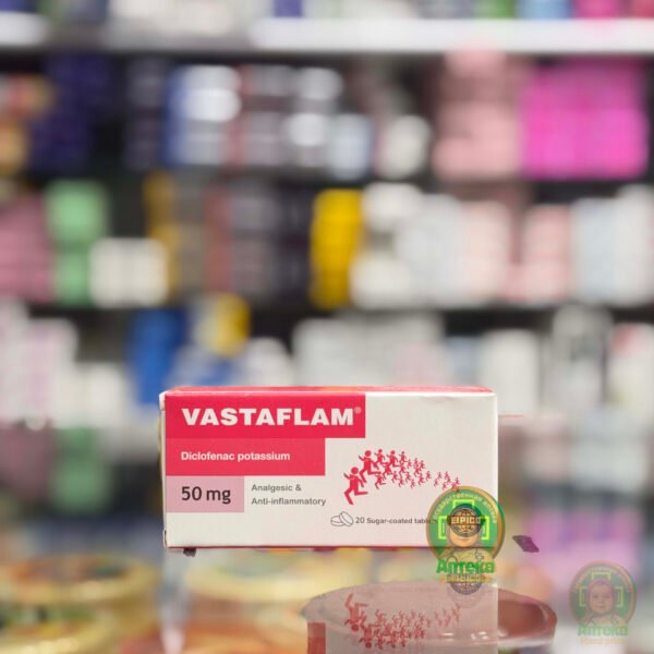 VASTAFLAM Diclofenac Potassium 50 mg Sugar-coated Tablets