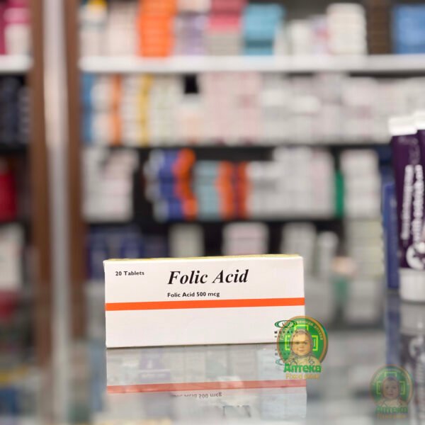 Folic Acid 500 mcg Tablets