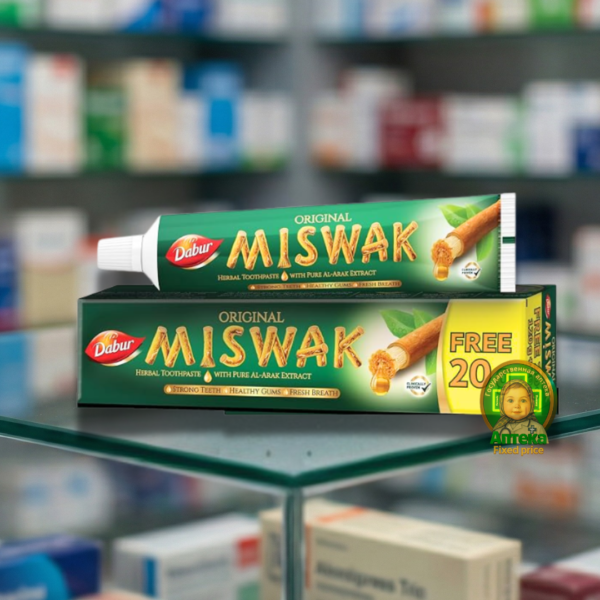 Dabur Miswak Herbal Toothpaste green large 120gm +20gm free